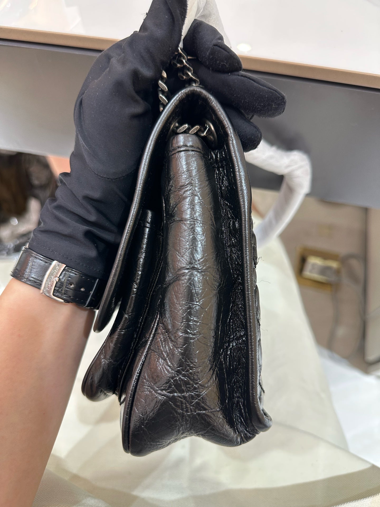 Saint Laurent - Niki Baby - Calfskin leather - Black - (mini)
