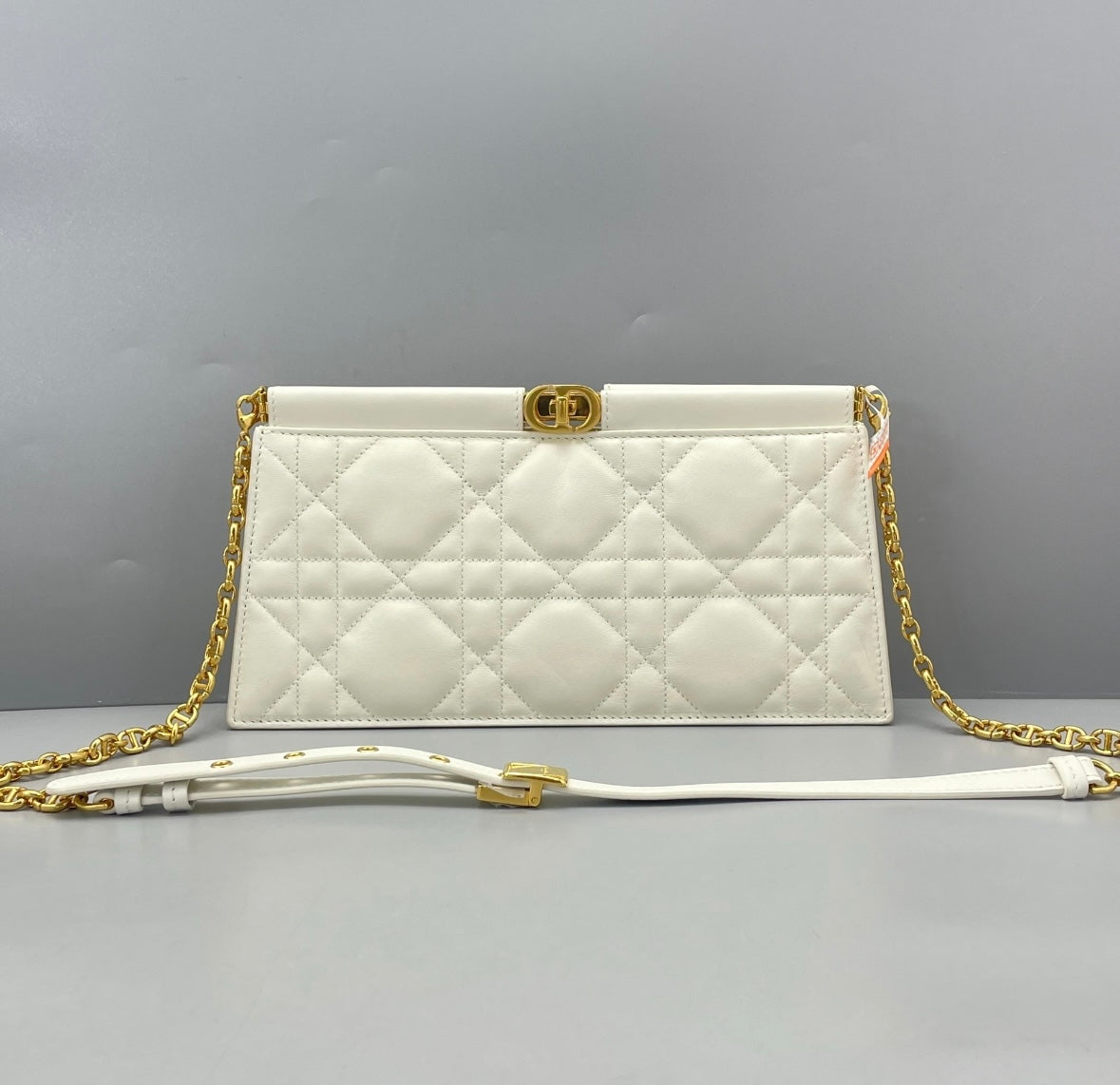 Dior - Caro Chain Bag - Leather - White - (Small)