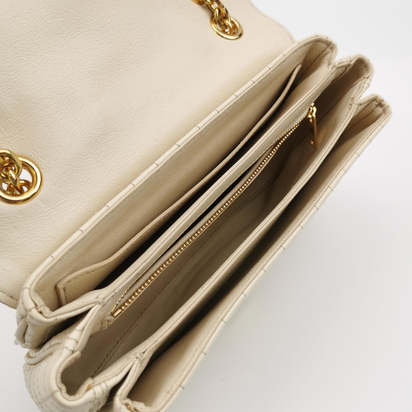 Celine - C Bag Quilted - Leather - Beige - (medium)