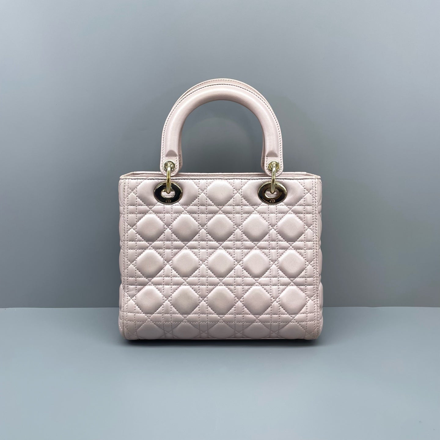 Dior - Lady Dior - Lambskin leather - Pink - (Medium)