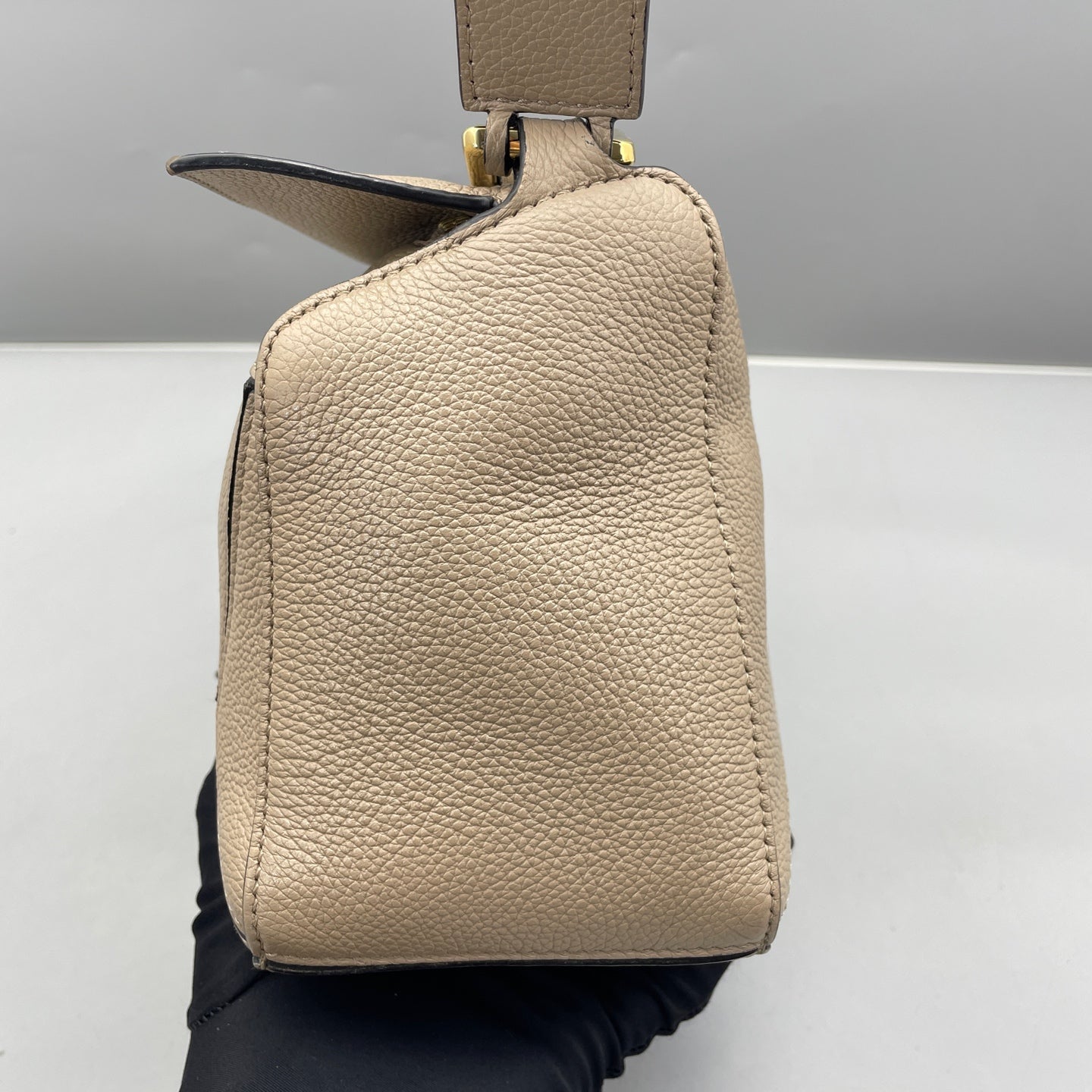 Loewe - Puzzle Bag - Grained calfskin leather - Beige - (Small)