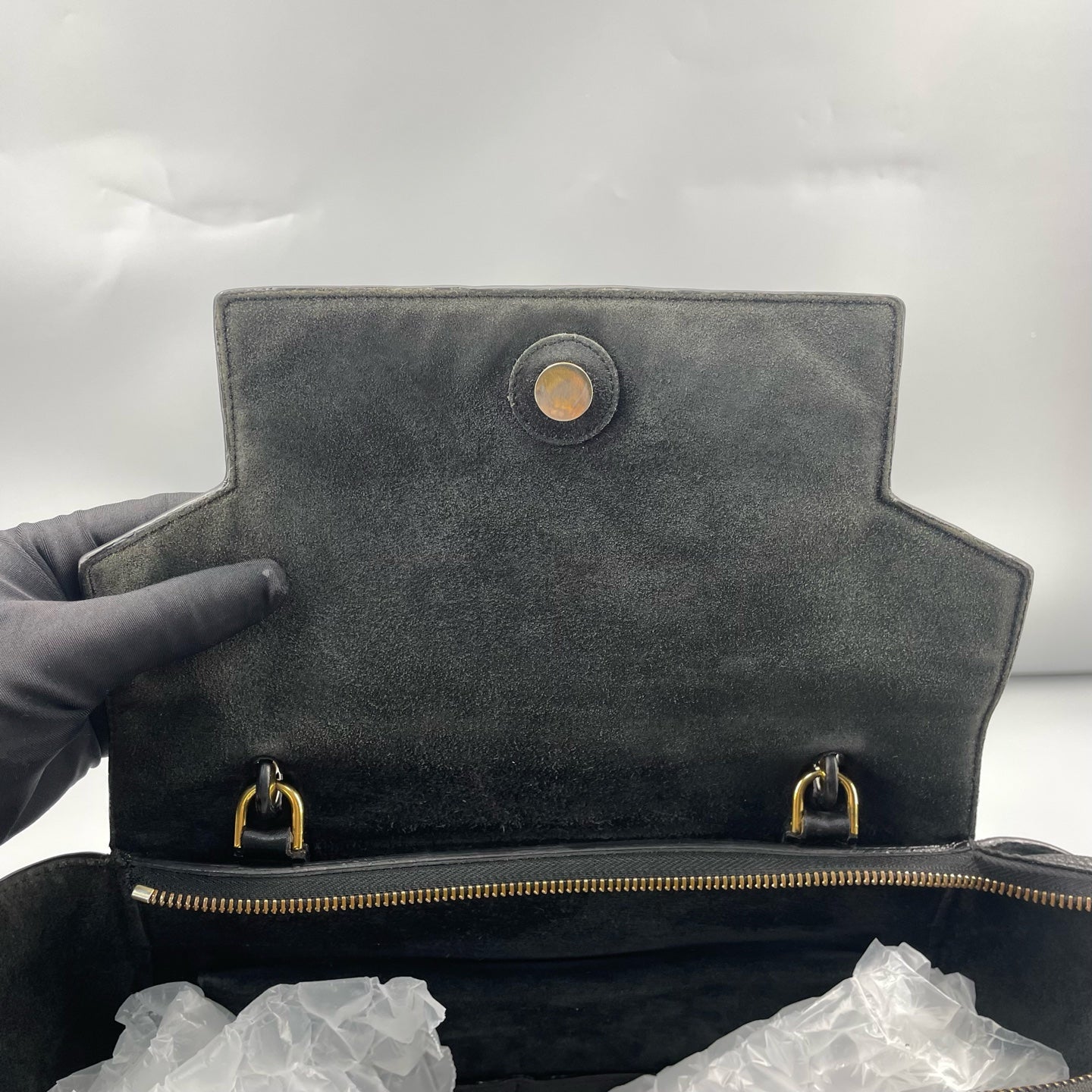 Celine - Belt Bag - Grained calfskin leather - Black - (medium)