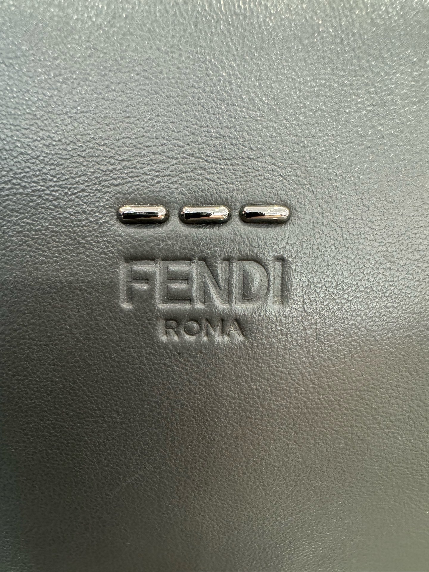 Fendi - Lui Messenger Bag - Leather - Grey - (mini)