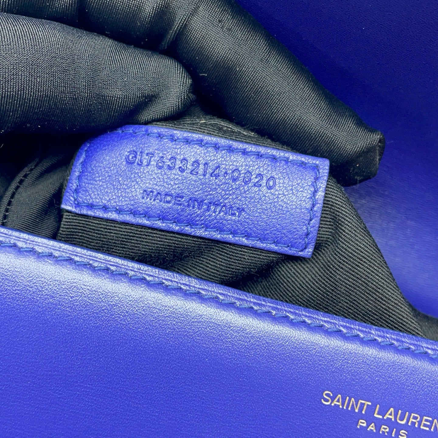 Saint Laurent - Carra Box - Leather - Blue - (small)