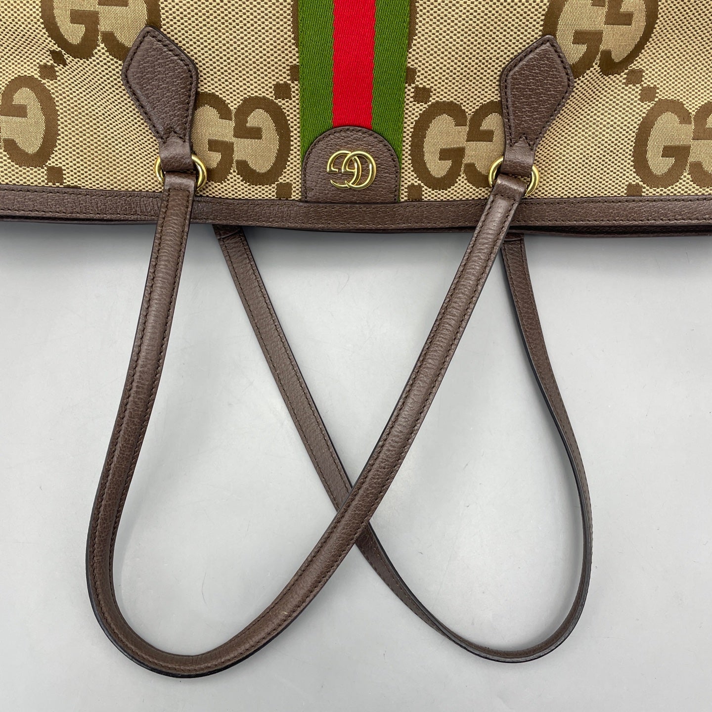 Gucci - Ophidia GG Supreme Tote Bag - GG Supreme canvas and Leather - Beige and Brown - (medium)