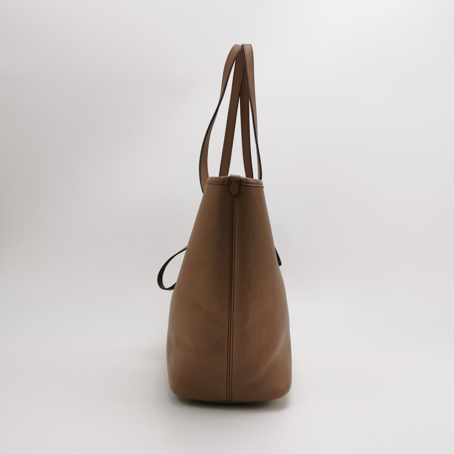 Burberry - Tote with Detachable Pouch - Cowhide leather - Beige - (Large)