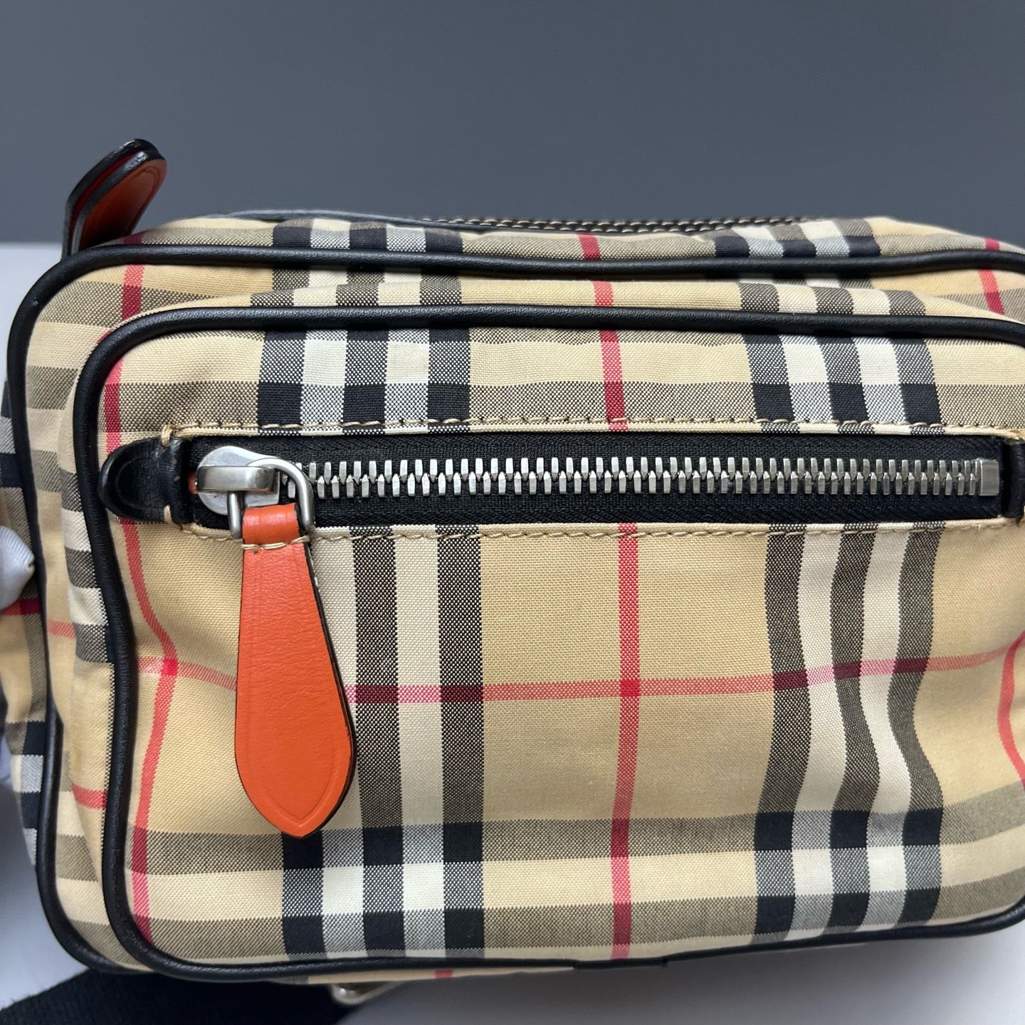 Burberry - Camera Bag - Canvas with leather trim - Beige - (Small)