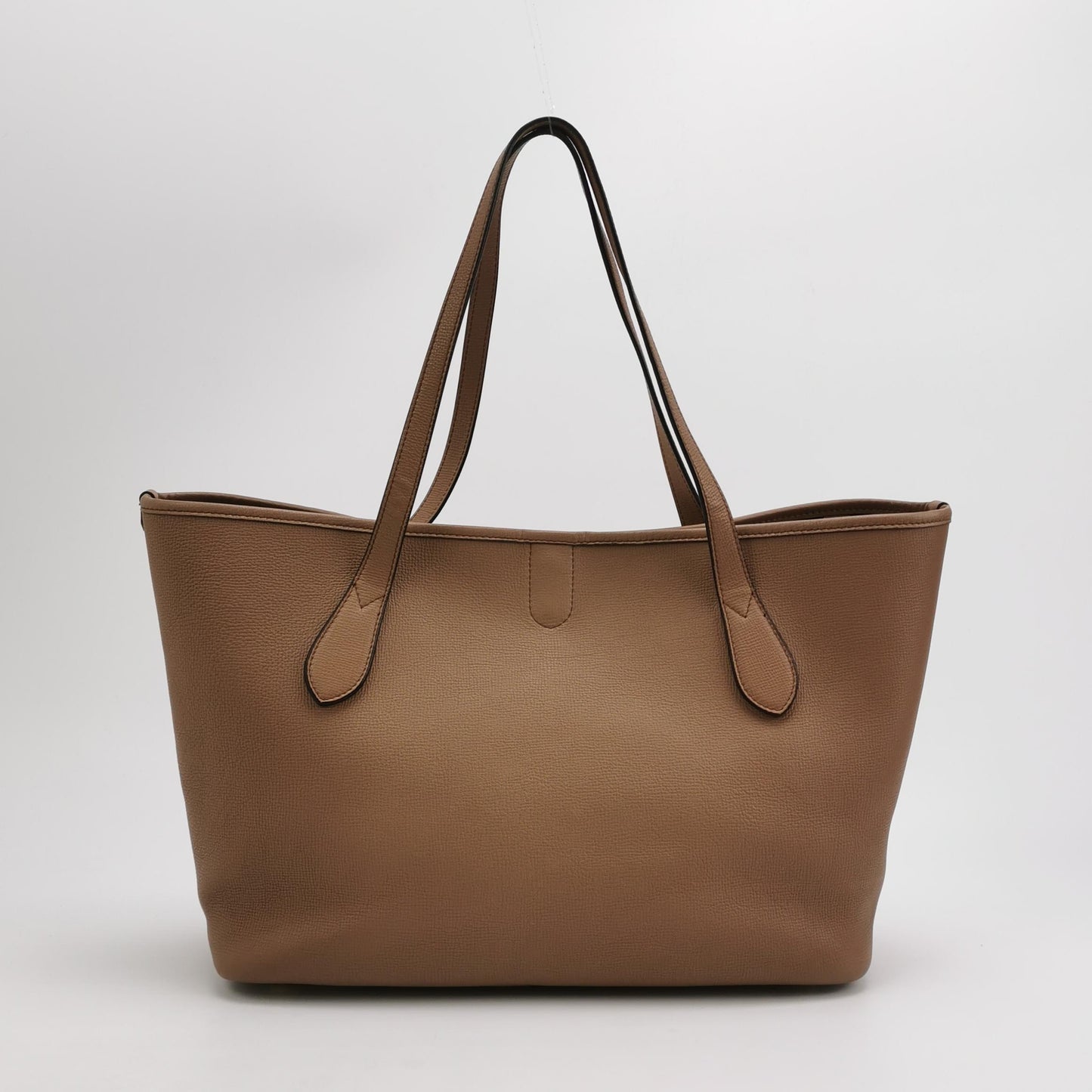 Burberry - Tote with Detachable Pouch - Cowhide leather - Beige - (Large)