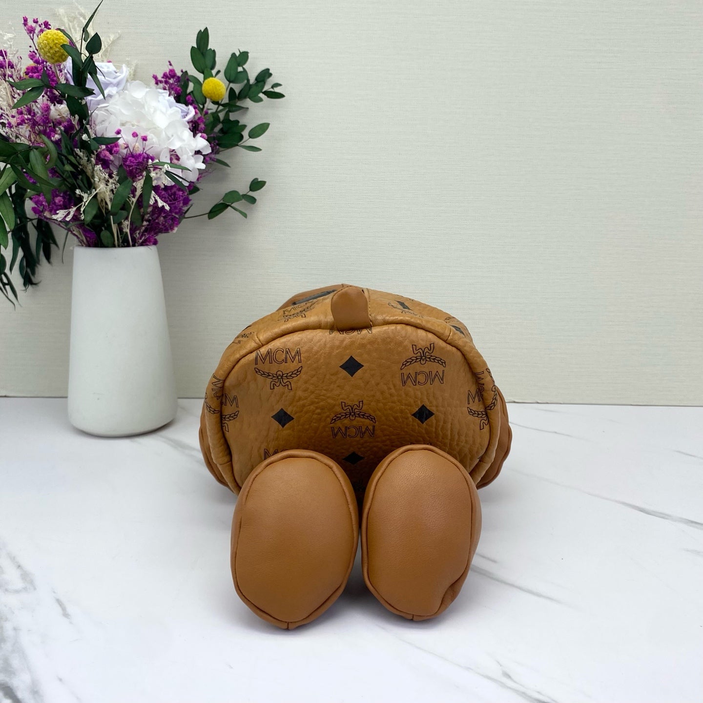 MCM - Rabbit Doll Crossbody Bag - Visetos coated canvas and leather - Brown - (mini)