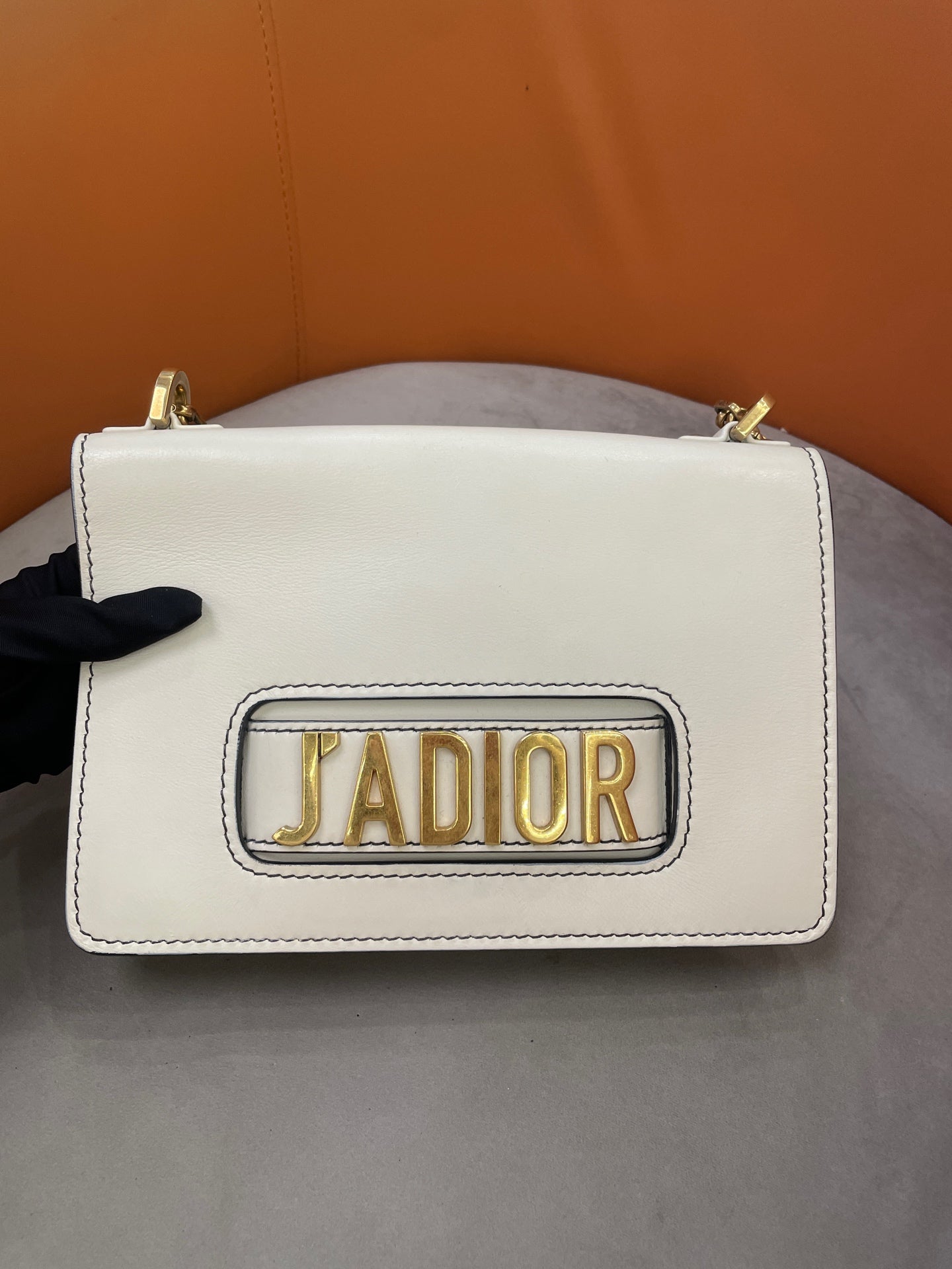 Dior - J'adior Flap Bag - Cowhide leather - White - (medium)