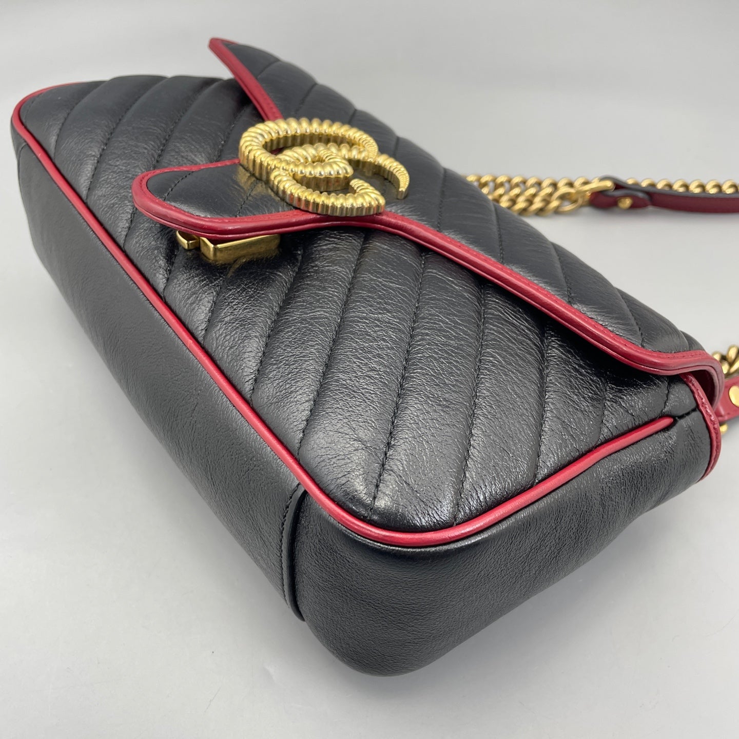 Gucci - Marmont 26 - Leather - Black - (small)