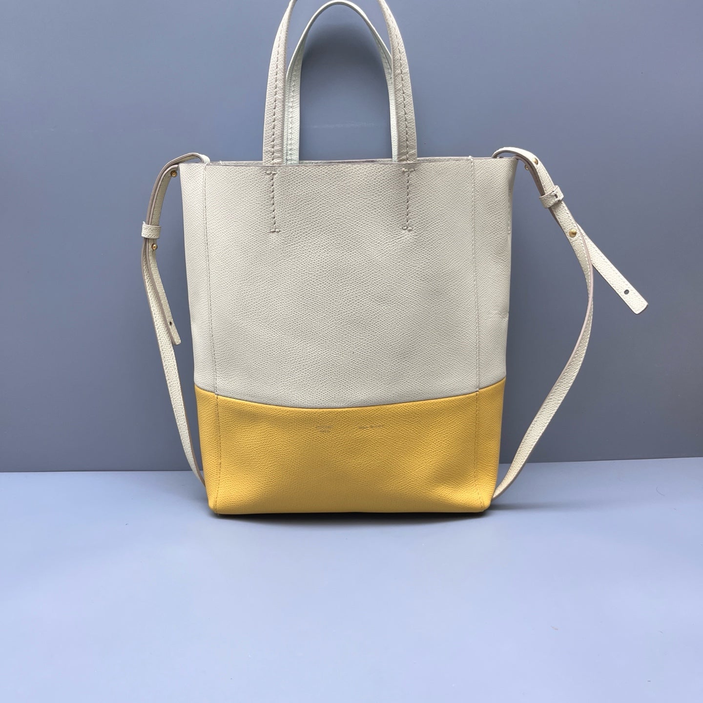 Celine - Cabas Vertical Colorblock - Leather - Multicolour - (medium)