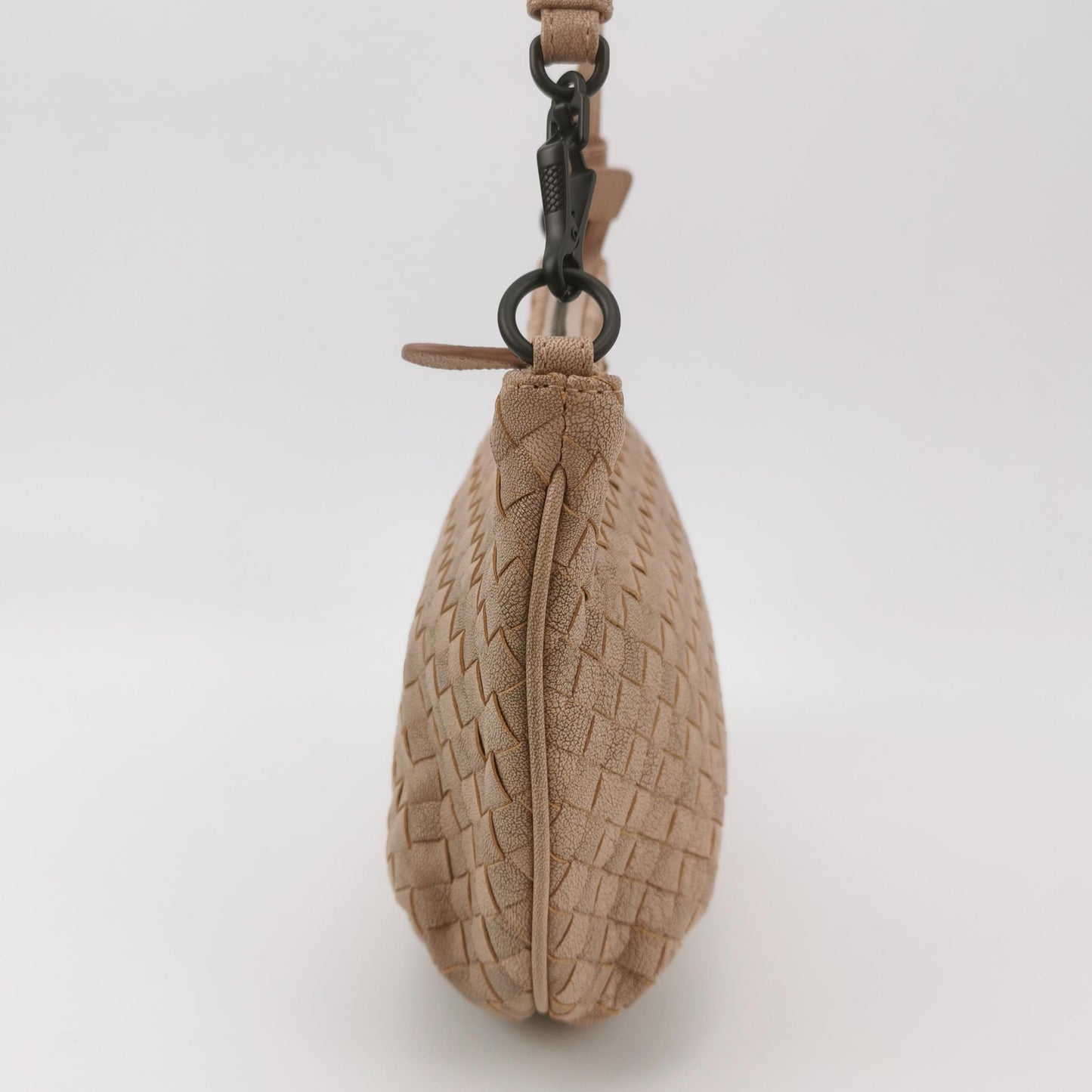 Bottega Veneta - Cobble - Distressed Intrecciato leather - Beige - (Small)