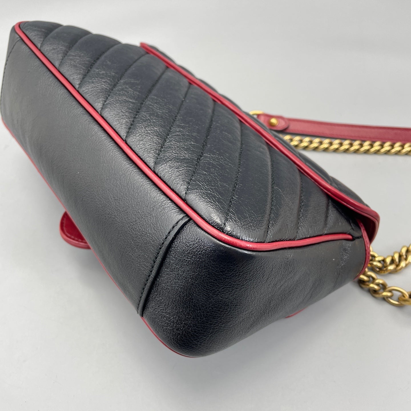 Gucci - Marmont 26 - Leather - Black - (small)
