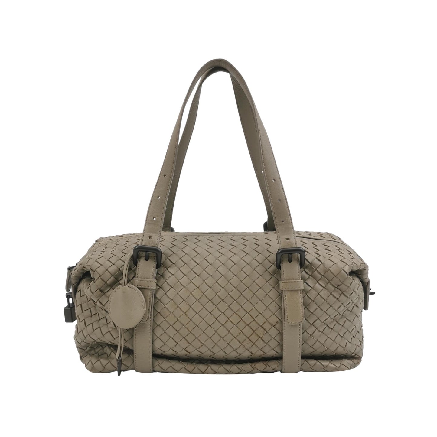Bottega Veneta - Intrecciato Bowling Bag - Leather - Greige - (medium)
