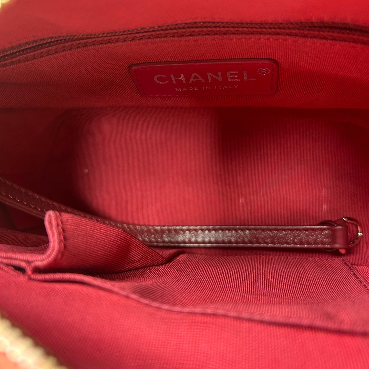 Chanel - Gabrielle Hobo Bag - Aged calfskin leather - Dusty Rose Pink and Burgundy with Mixed-Tone Hardware - (Small)