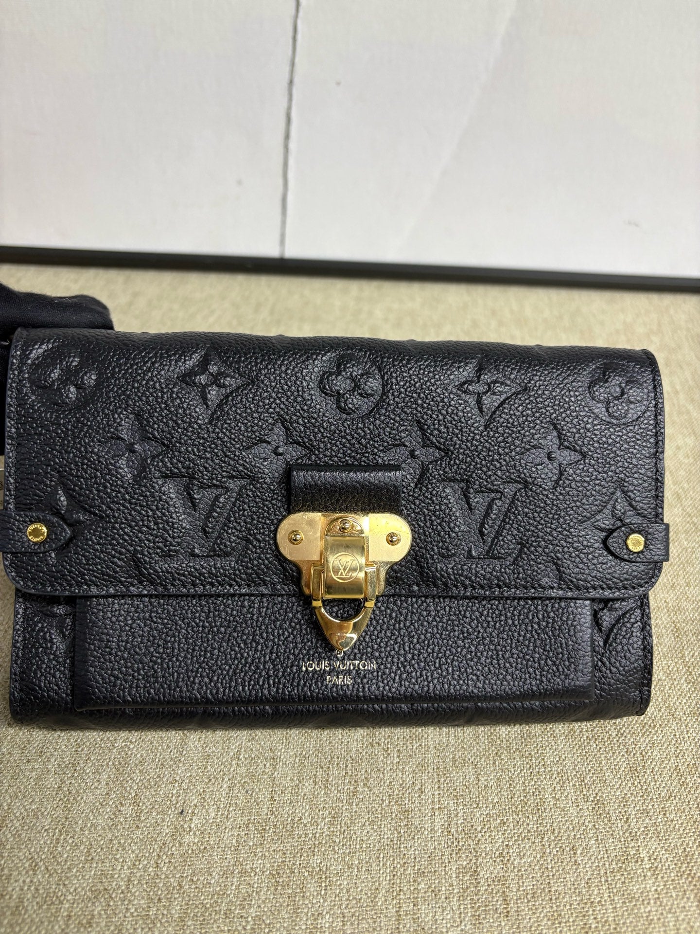 Louis Vuitton - Vavin WOC - Embossed Monogram Empreinte leather - Black - (mini)