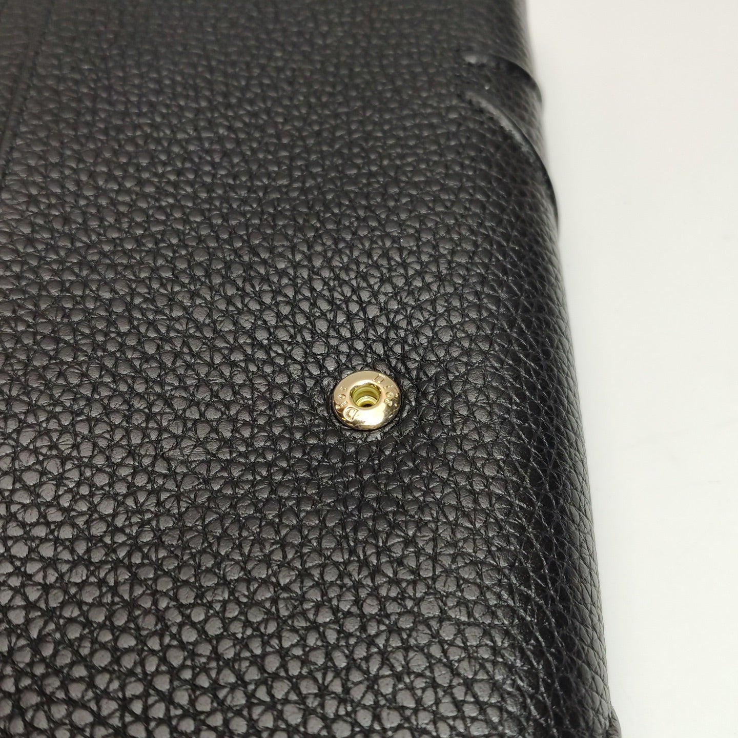 Dior - Diorama Chain Wallet - Leather - Black - (mini)