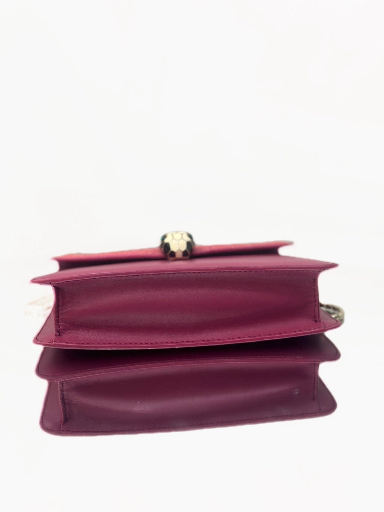 Bvlgari - Serpenti Forever Chain Bag - Exotic leathers - Stingray and Leather - Pink - (small)