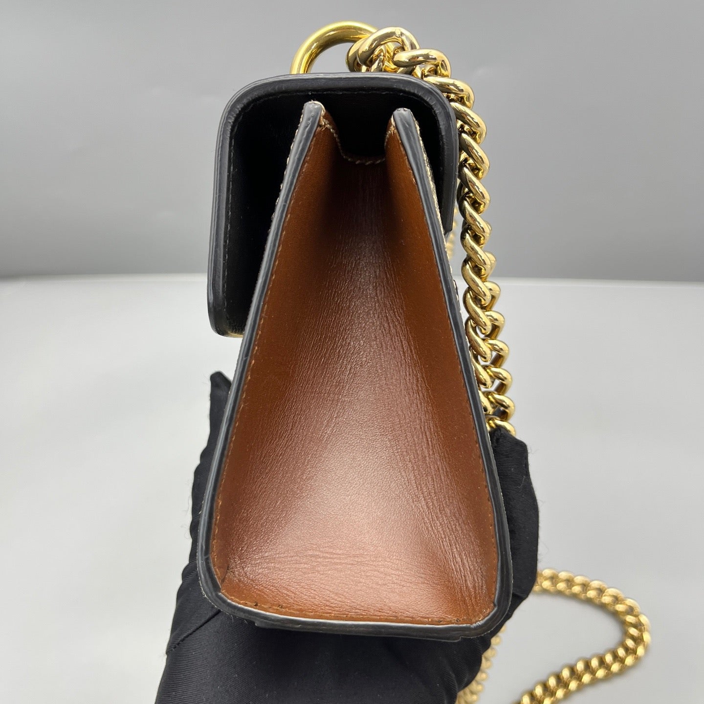 Gucci - Padlock Small Shoulder Bag - GG Supreme canvas with leather trim - Beige, Black, Brown - (small)