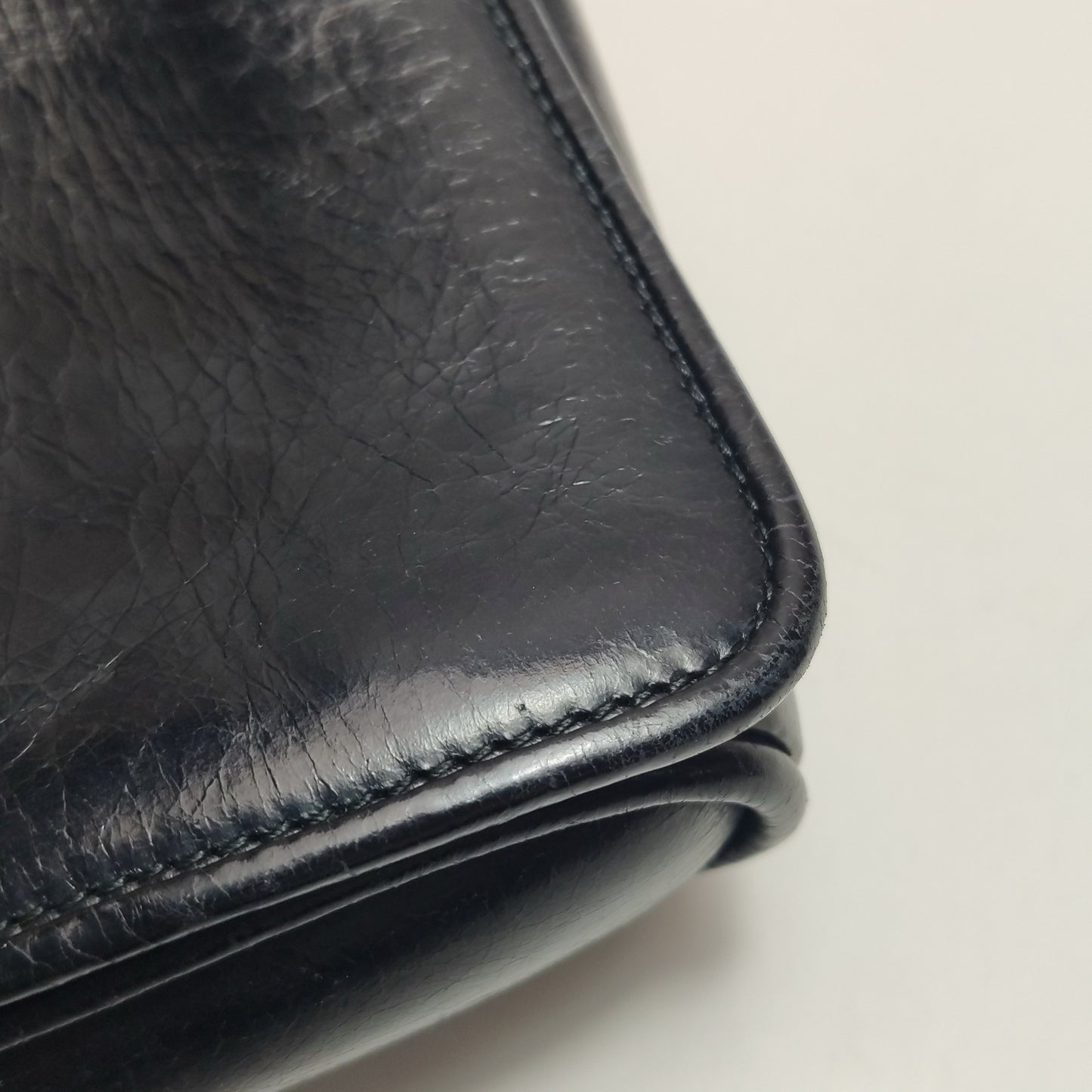 Miu Miu - Chain Shoulder Bag - Leather - Black - (mini)