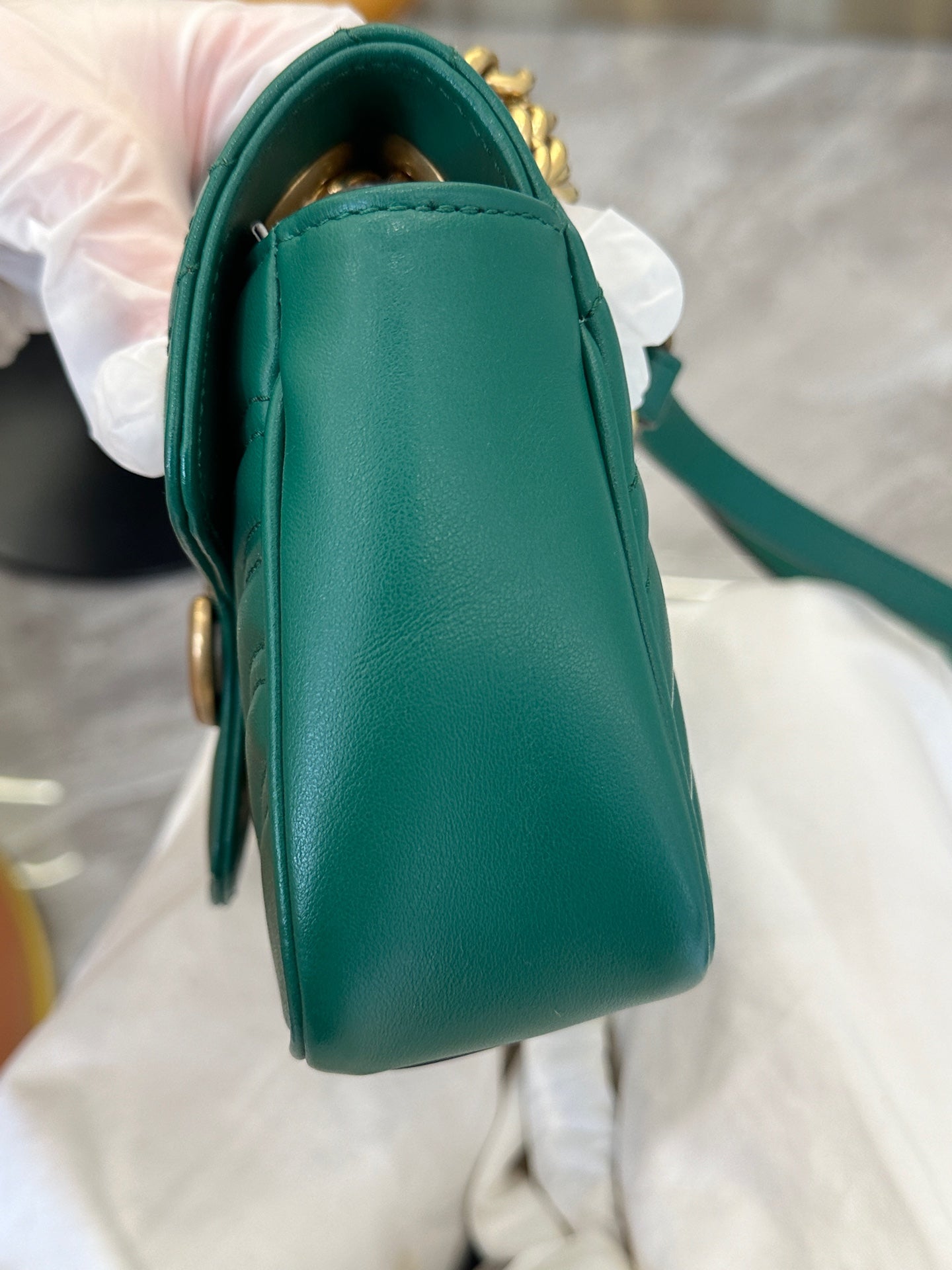 Gucci - Marmont Mini - Leather - Green - (mini)