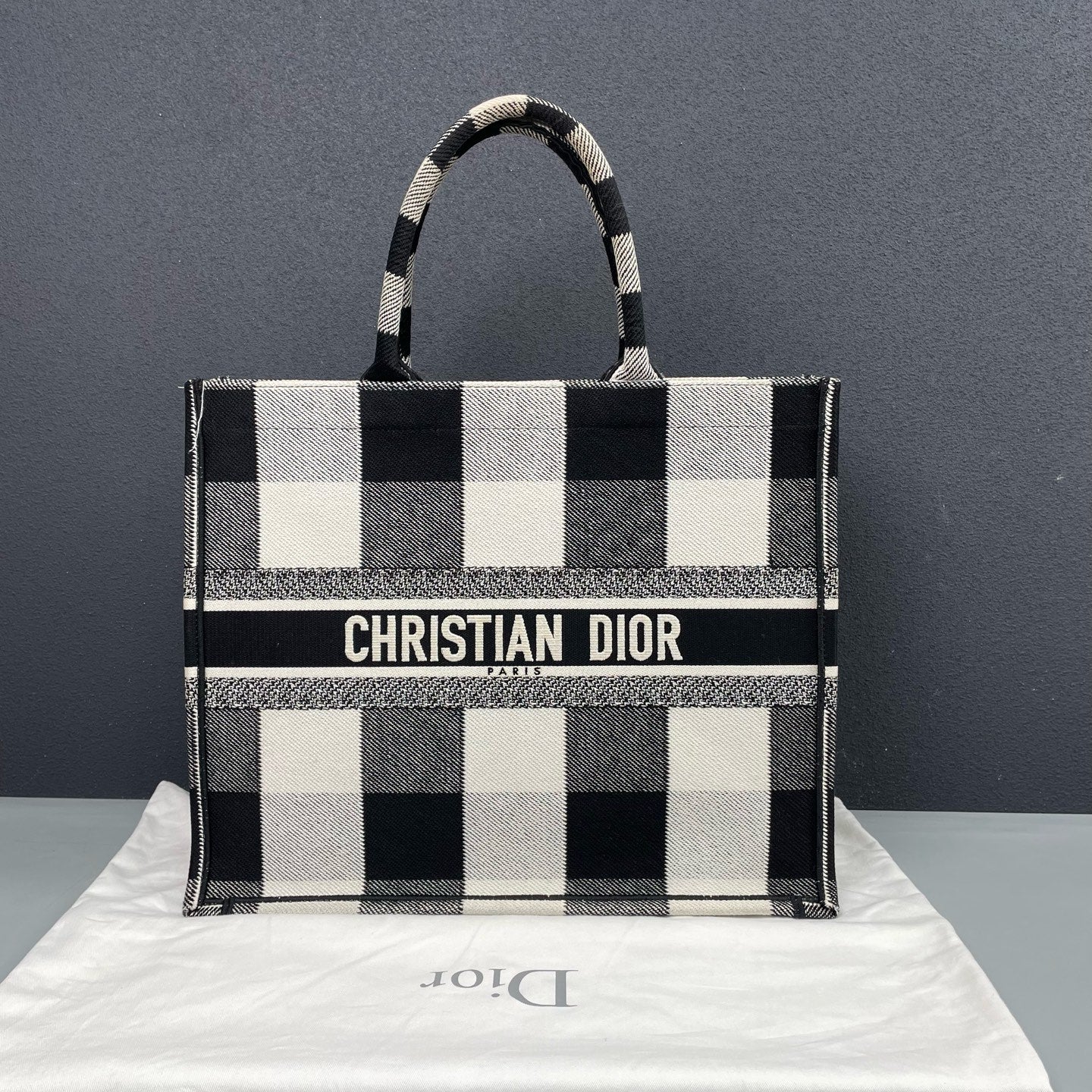 Dior - Book Tote Small M1265ZRUY_M041 - Cloth - Multicolour - (small)