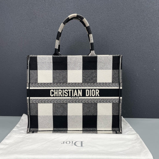 Dior - Book Tote Small M1265ZRUY_M041 - Cloth - Multicolour - (small)