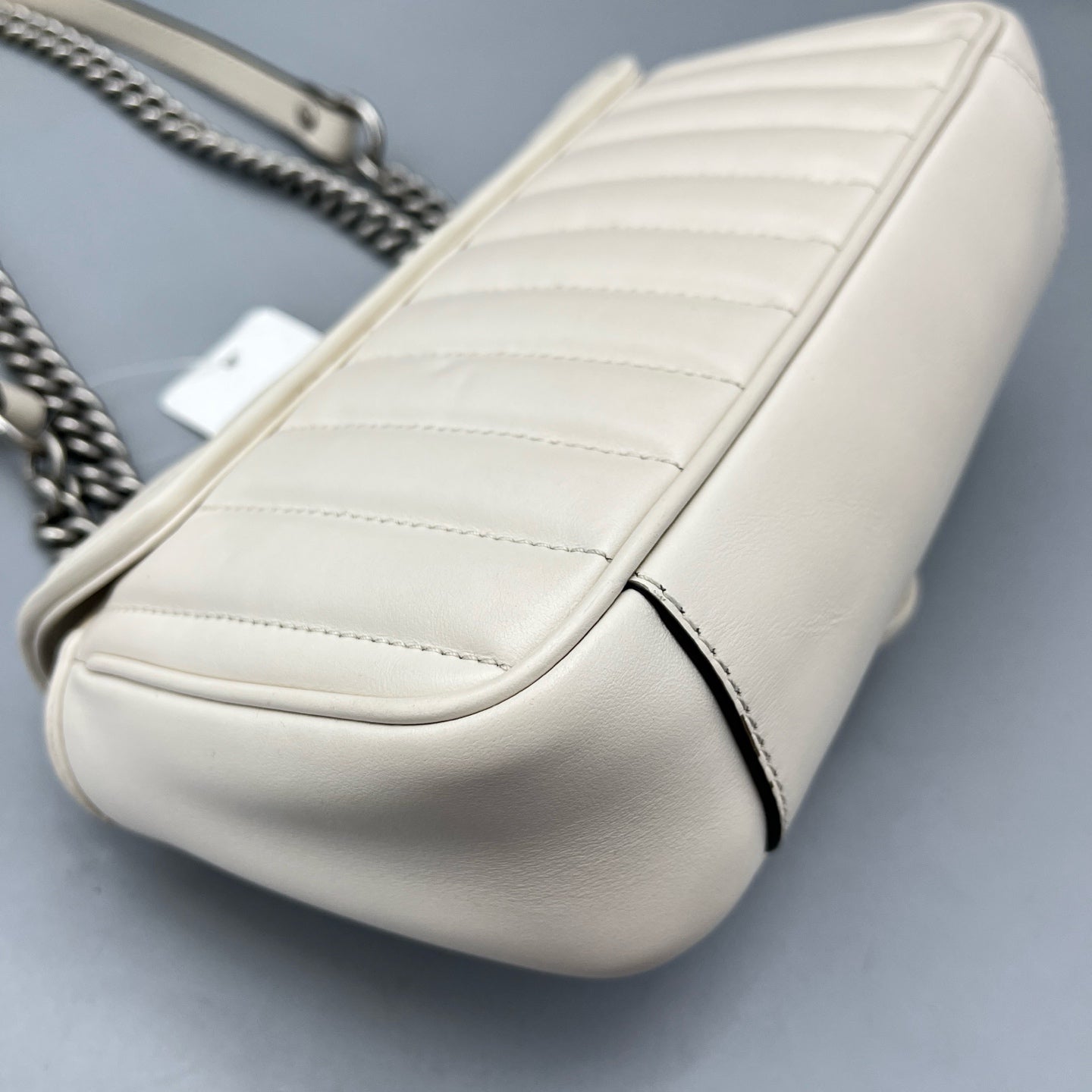 Gucci - GG Marmont Matelassé Small Shoulder Bag - Leather - White - (mini)
