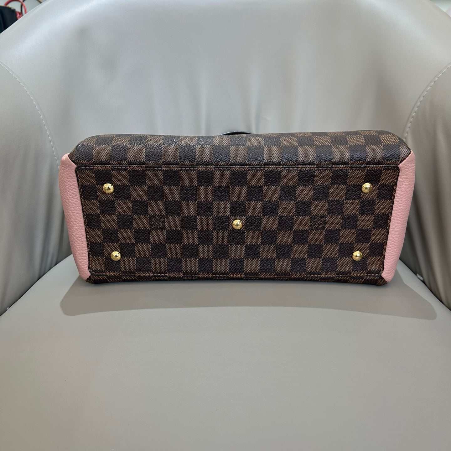 Louis Vuitton - Normandy - Damier Ebene canvas with Taurillon leather - Brown and Pink - (Medium)