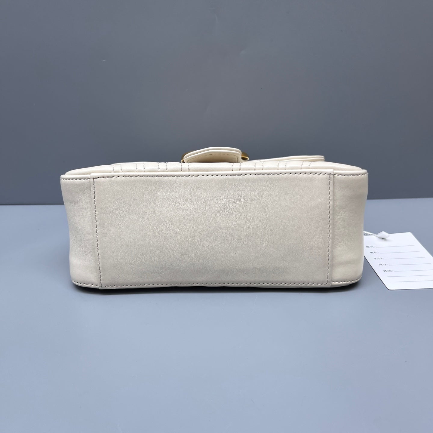 Gucci - GG Marmont Matelassé Mini Top Handle Bag - Leather - White - (mini)