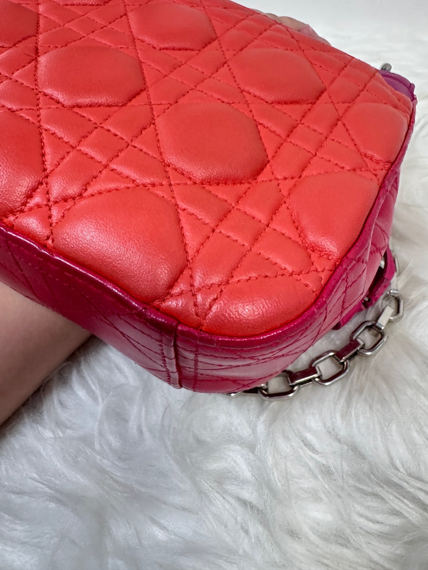 Dior - Diorama Flap Bag - Lambskin leather - Multicolour - (small)
