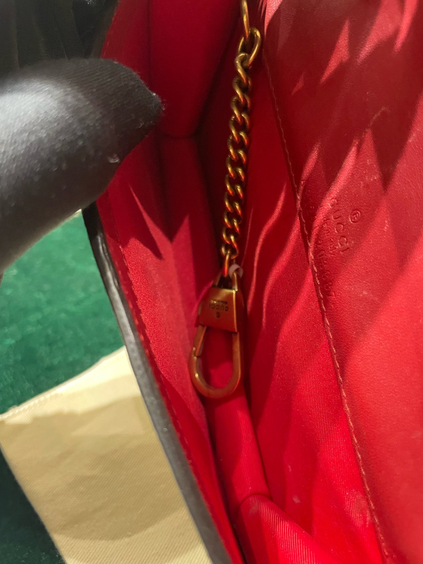 Gucci - GG Supreme Cherry Mini Bag - Coated canvas and leather - Beige with Red accents - (mini)