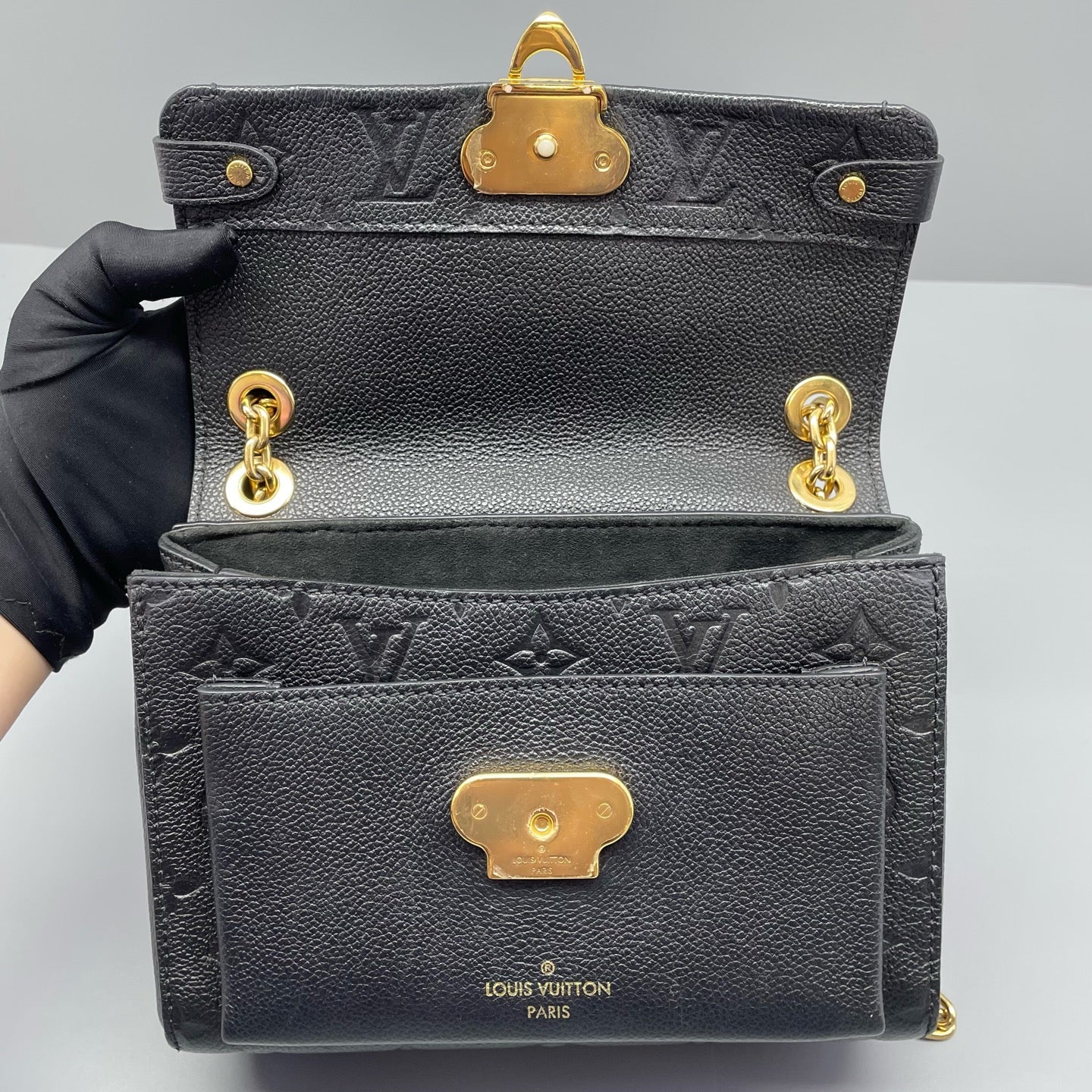 Louis Vuitton - Vavin BB - Monogram Empreinte leather - Black - (Small)