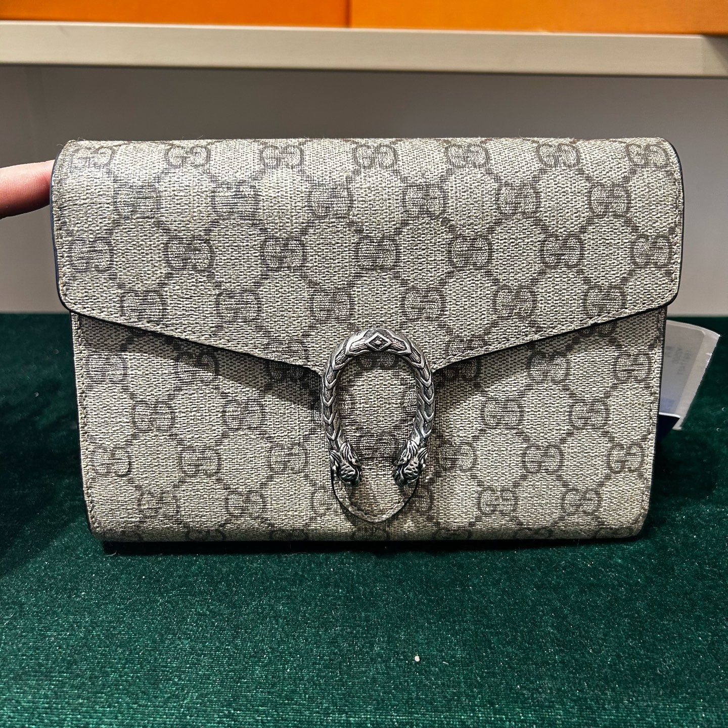 Gucci - Dionysus Wallet on Chain - Coated canvas - Beige - (mini)