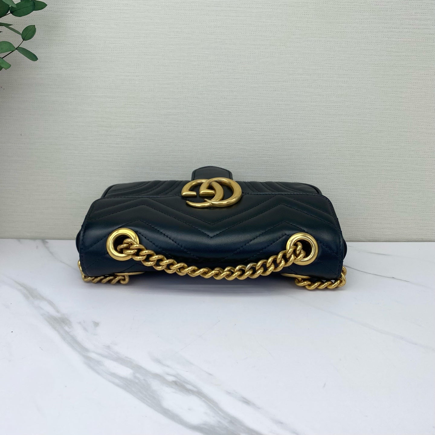 Gucci - GG Marmont Matelassé Mini Shoulder Bag - Cowhide leather - Black - (mini)