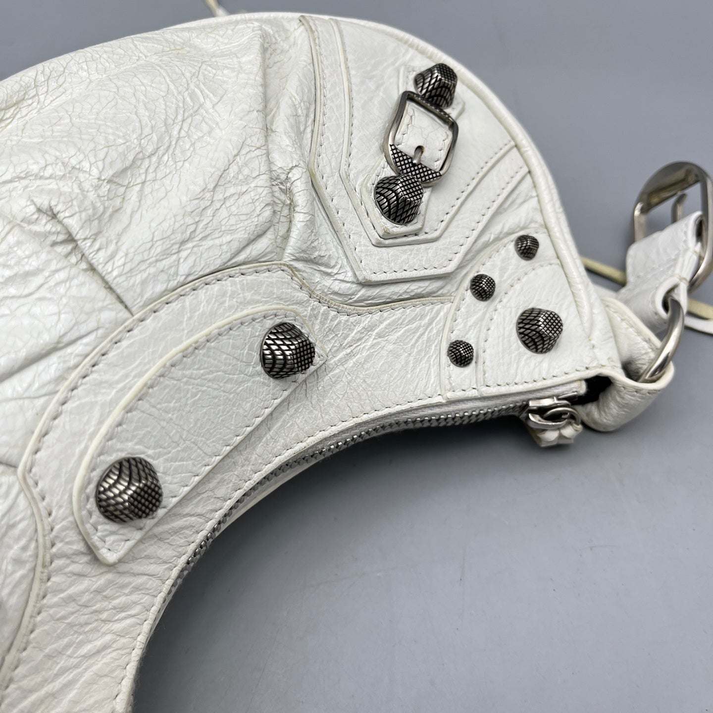 Balenciaga - Le Cagole Mini Shoulder Bag - Leather - White - (mini)