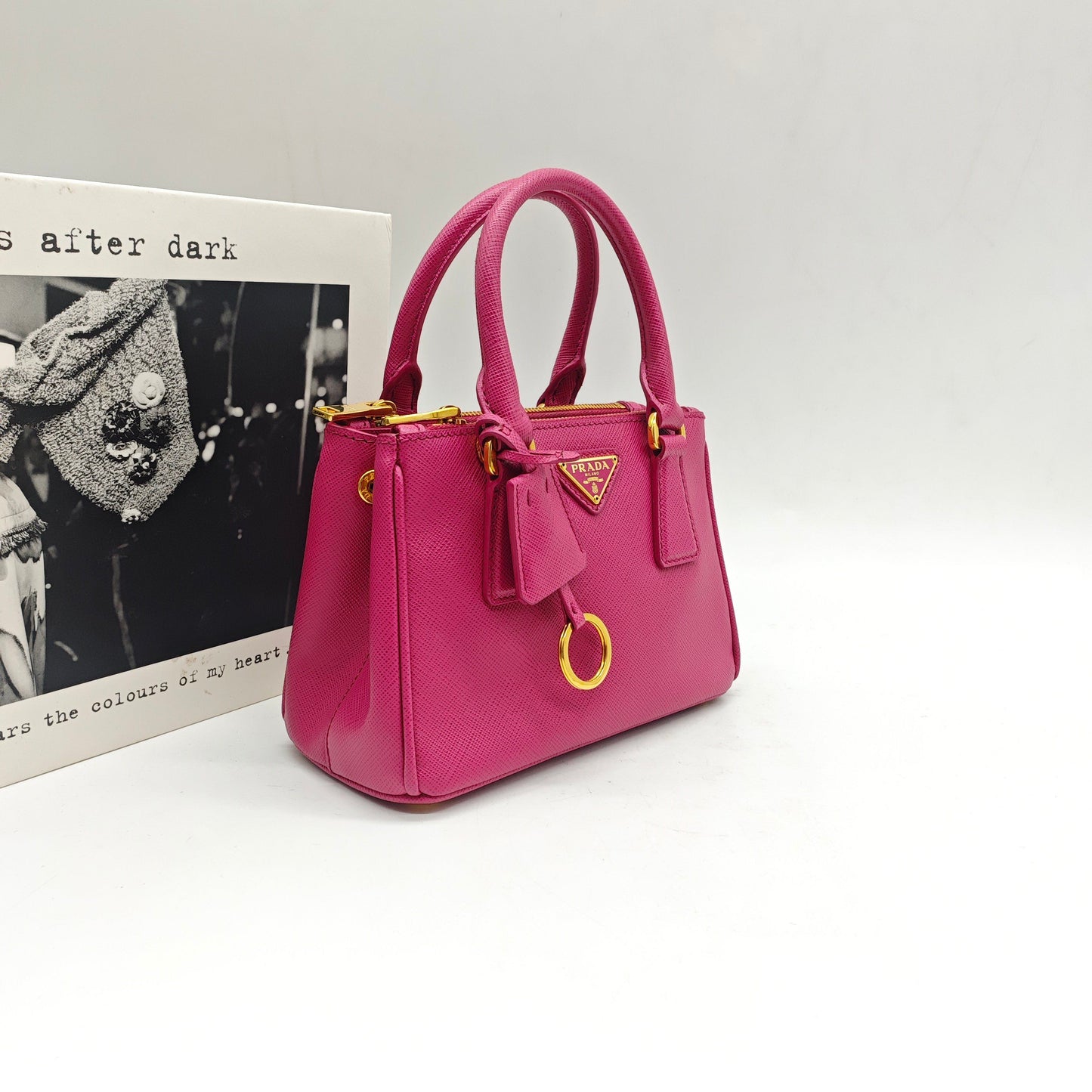 Prada - Galleria Mini - Saffiano leather - Fuchsia - (mini)