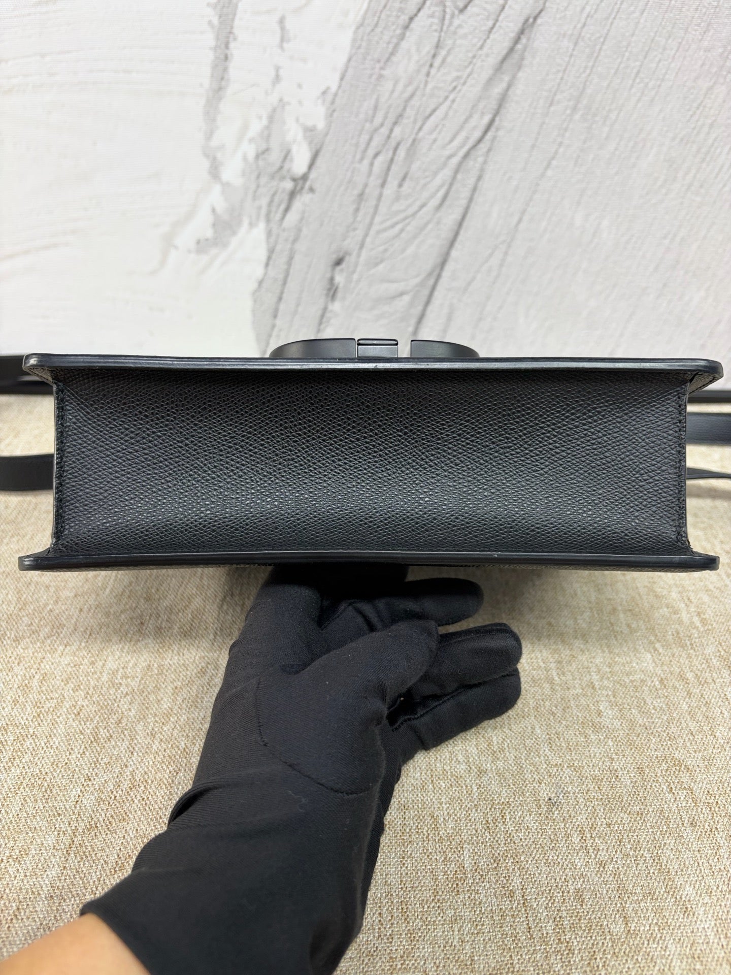 Dior - 30 Montaigne Soblack - Grained calfskin leather - Black - (medium)