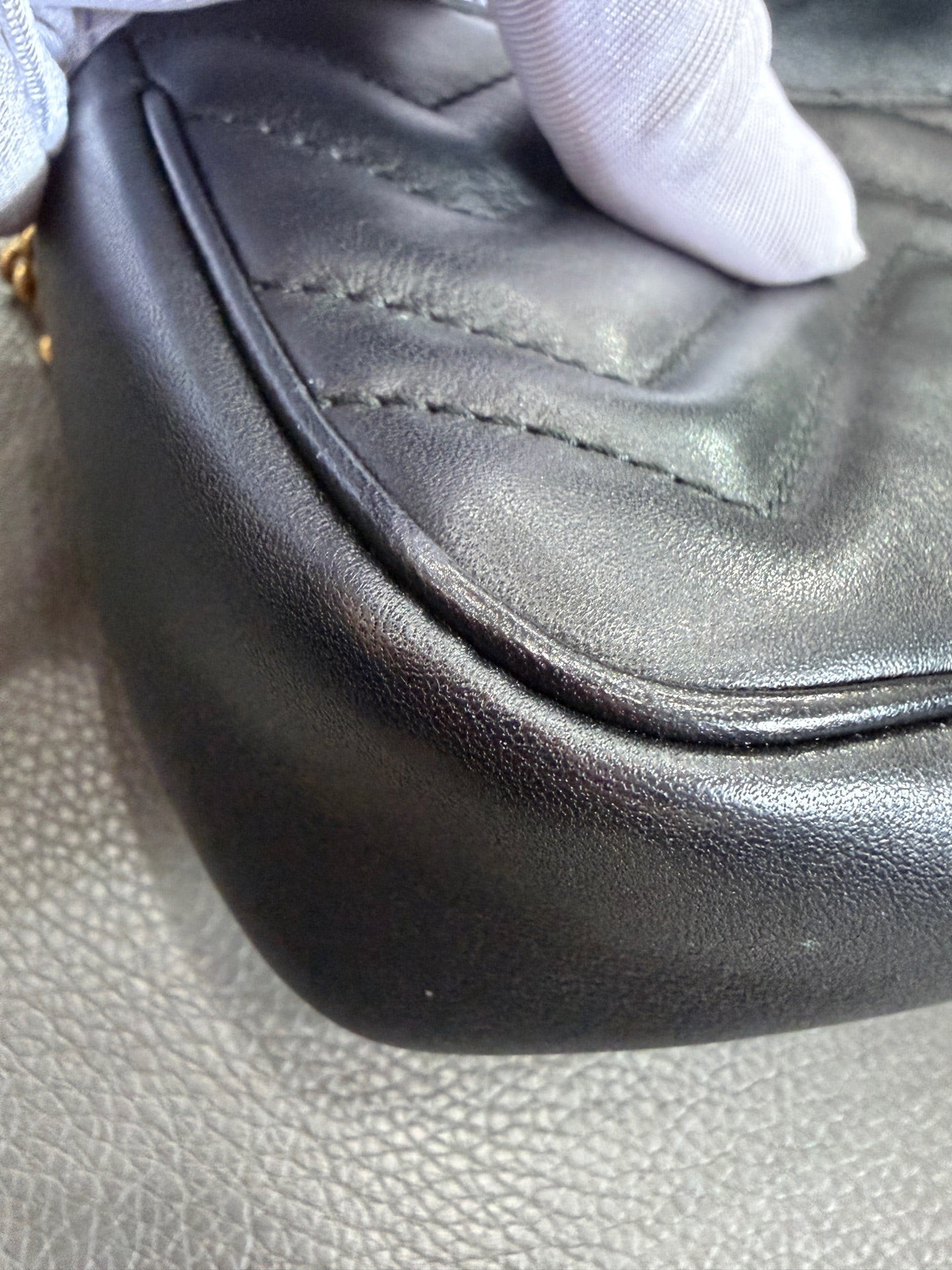Gucci - GG Marmont Matelassé Mini Bag - Leather - Black - (mini)