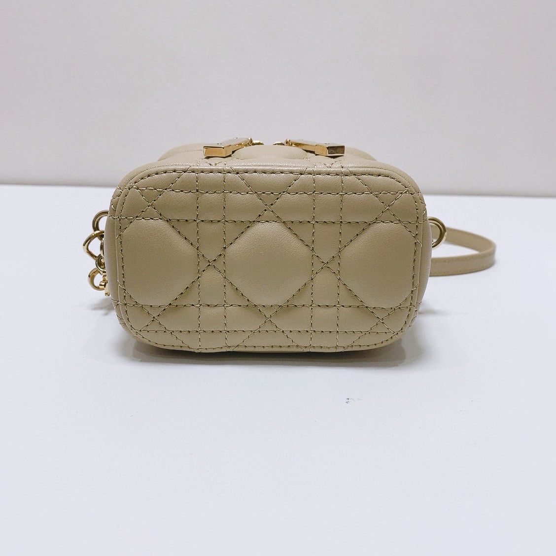 Dior - Mini Vanity Case - Lambskin leather - Beige - (mini)