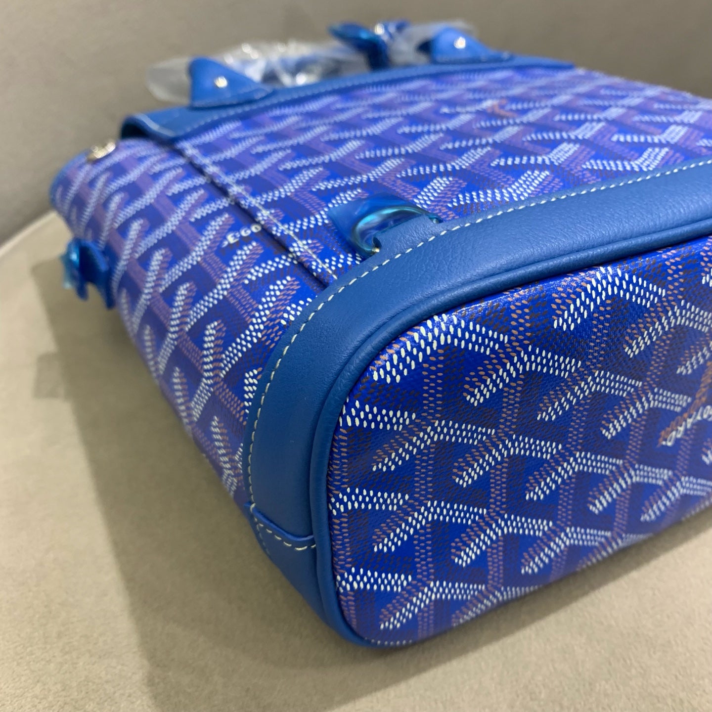Goyard - Alpin Mini - Goyardine canvas and leather trim - Blue - (mini)