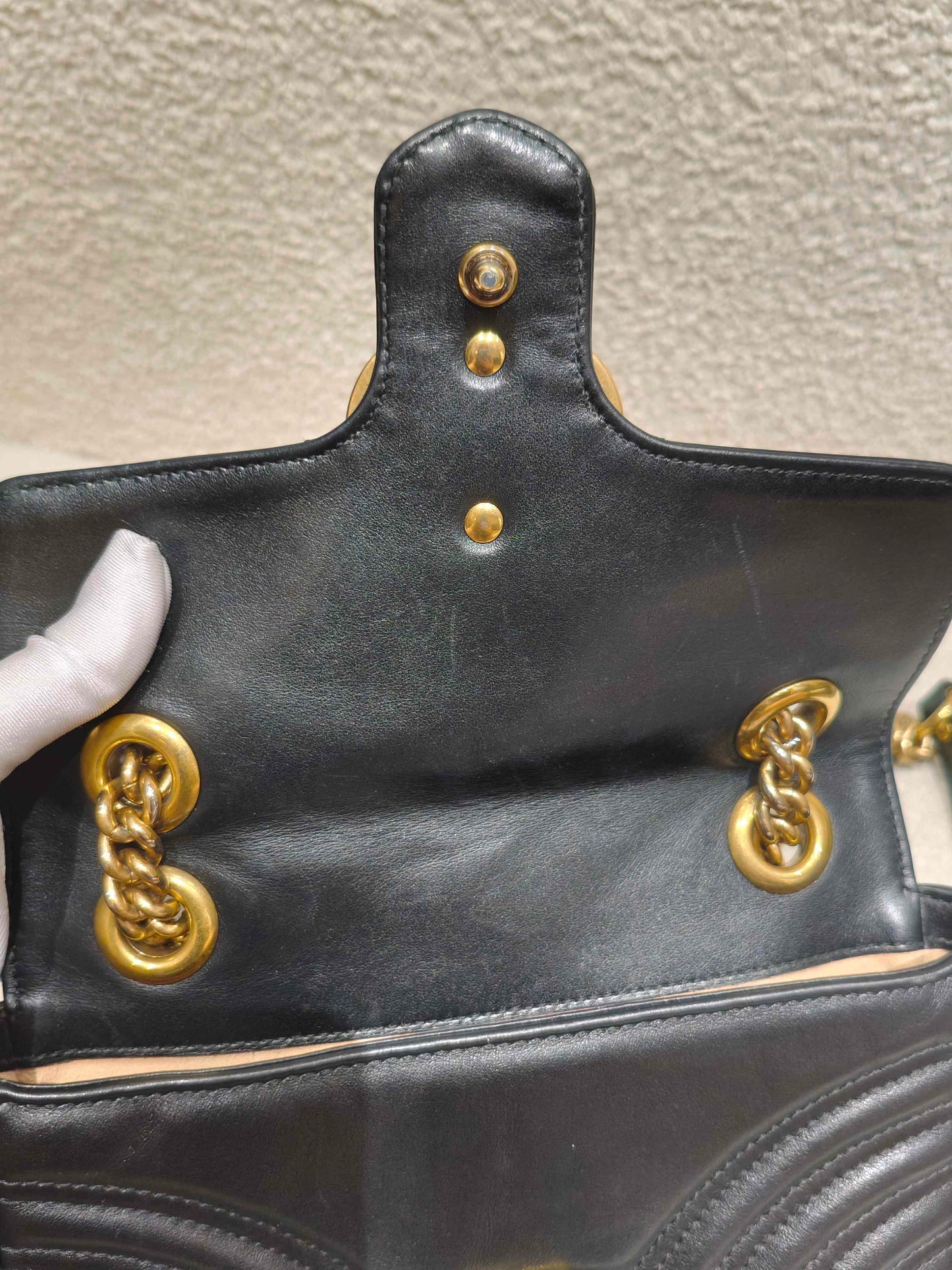 Gucci - Marmont 22 - Leather - Black - (small)