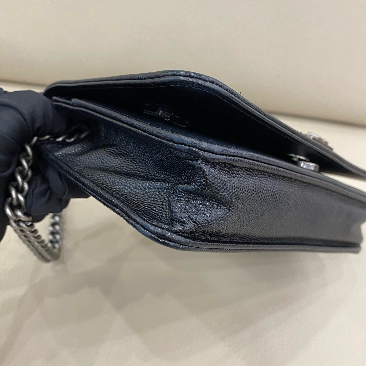 Chanel - Boy Chanel Wallet on Chain (WOC) - Caviar Leather - Black - (mini)