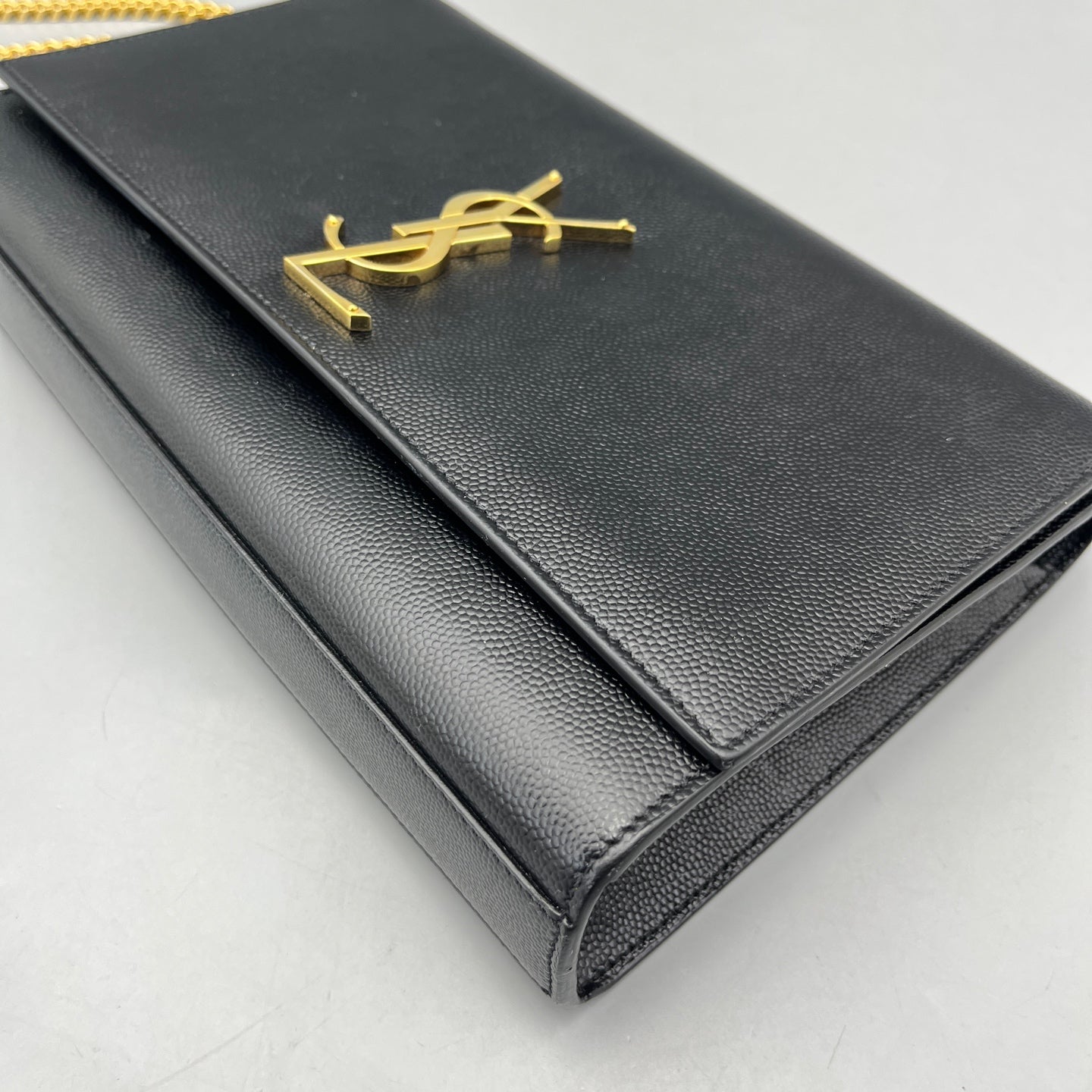 Saint Laurent - Kate Bag - Grained leather - Black - (medium)