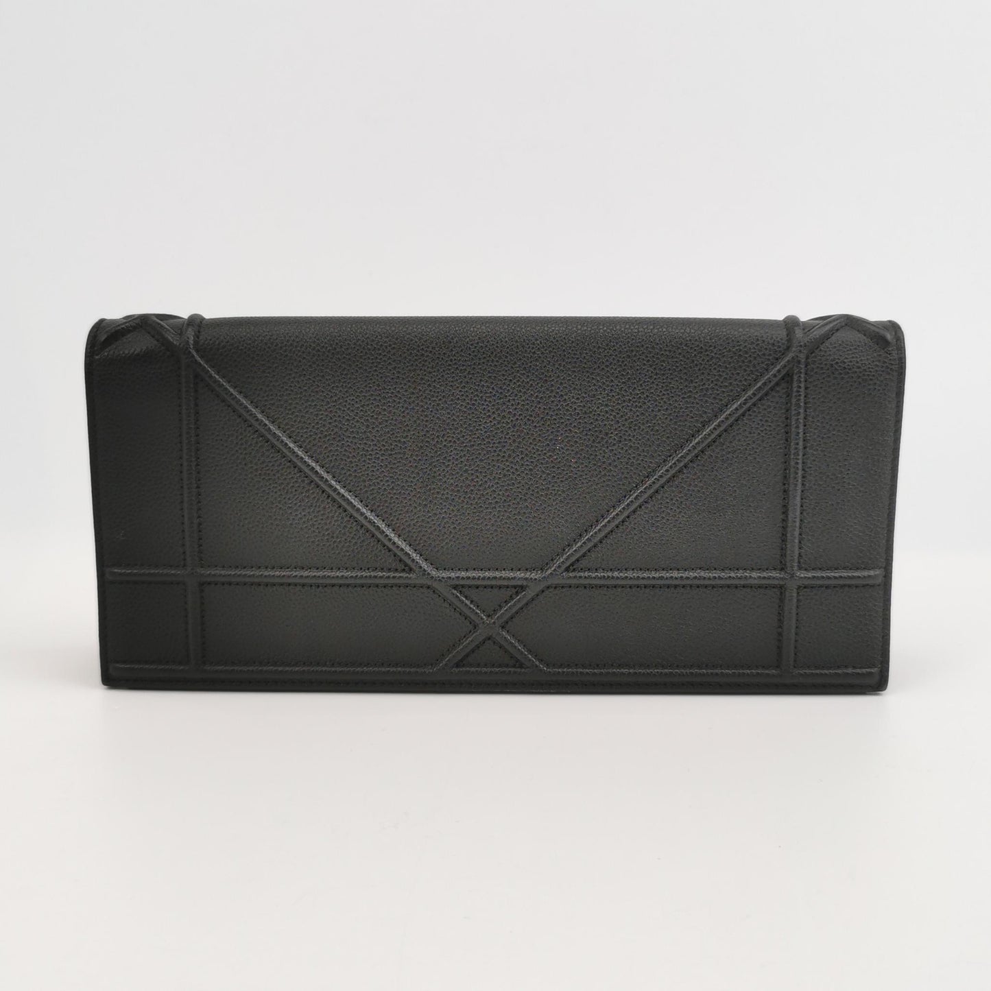 Dior - Diorama Shield Wallet On Chain (WOC) - Grained leather - Black - (medium)
