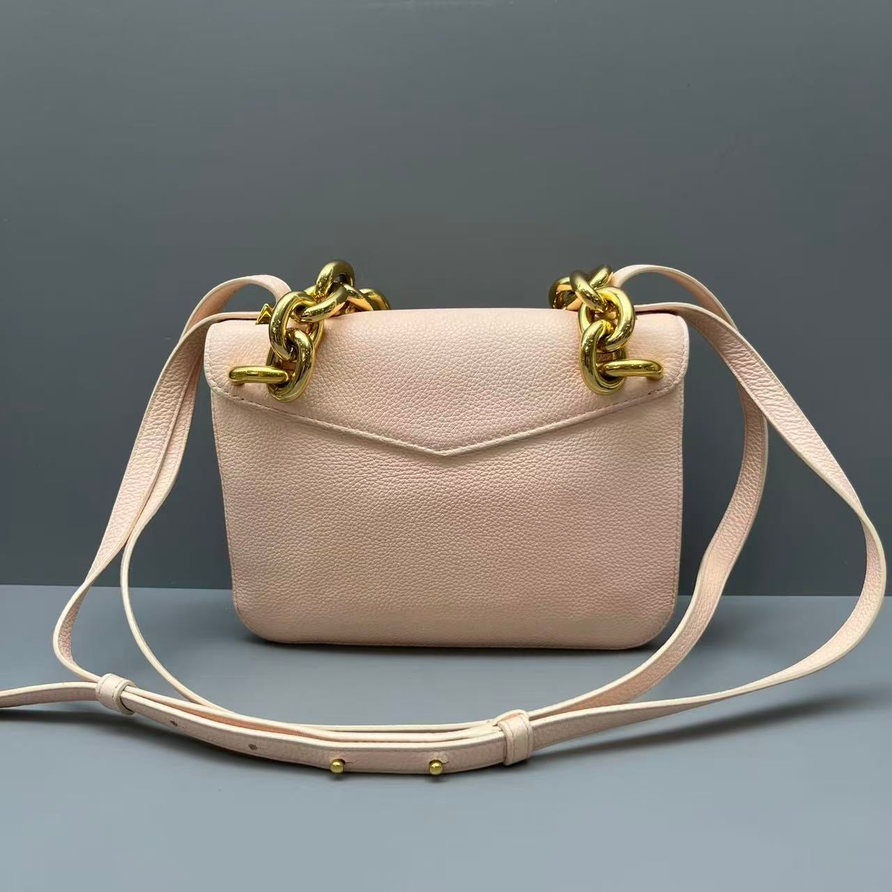 Bottega Veneta - Mount Bag - Grained leather - Pink - (mini)