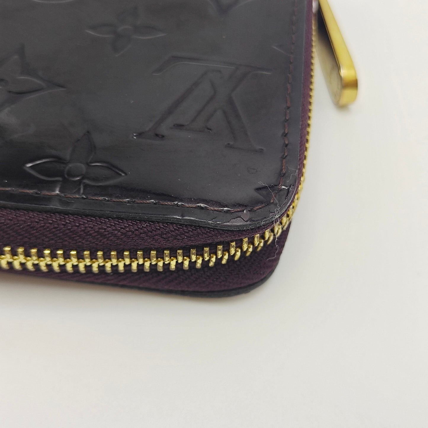 Louis Vuitton - Zippy Wallet - Patent leather - Burgundy - (medium)