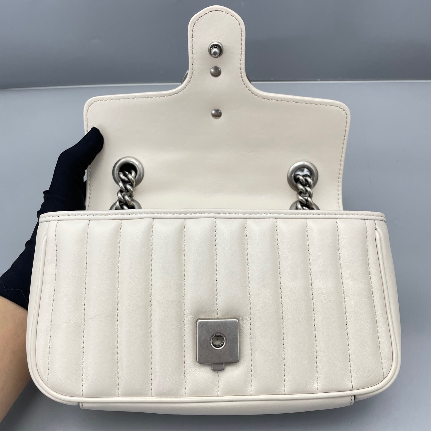 Gucci - Marmont 22 - Leather - White - (mini)