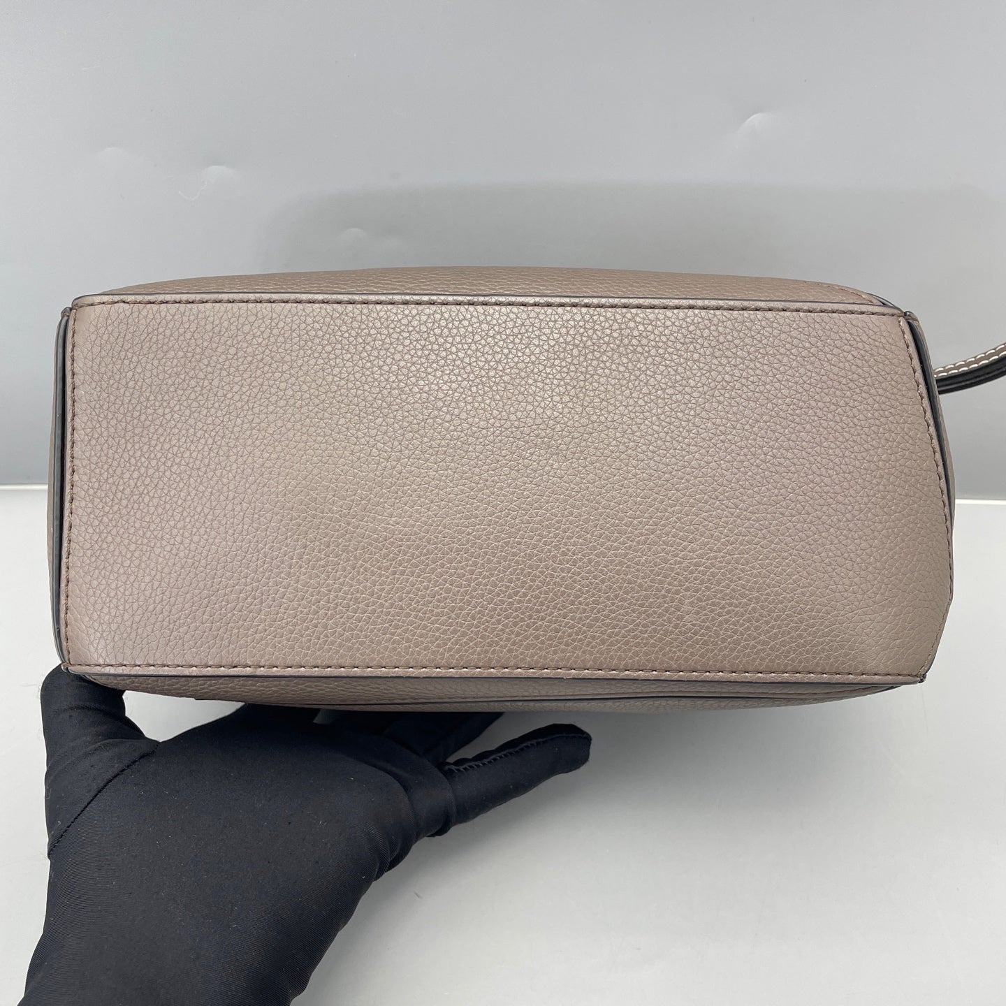 Loewe - Puzzle Small - Pebbled calfskin leather - Grey-brown - (small)